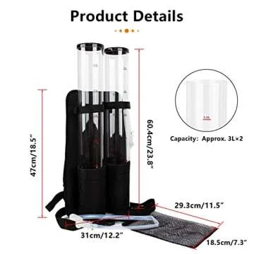 psler Dual Barrel Portable Backpack Dispenser Beverage Drink Beer Alcohol Dispenser for Party Outdoor
