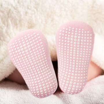 10 Pairs Baby Crawling Knee Pads and Socks Set