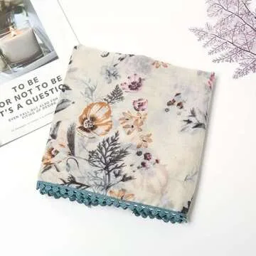 Yeieeo Bohemian Floral Scarf for Women - Stylish Wraps
