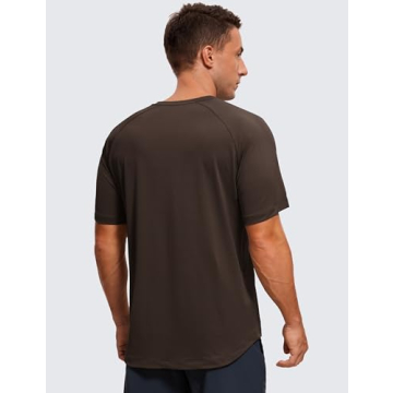 CRZ YOGA Men’s Lightweight Athletic T-Shirt for Workouts