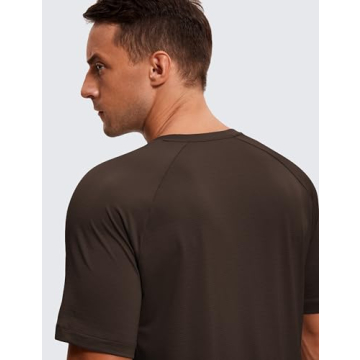 CRZ YOGA Men’s Lightweight Athletic T-Shirt for Workouts