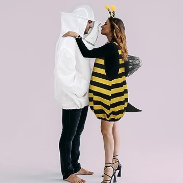 Halloween Bee & Beekeeper Costume Combo for Couples
