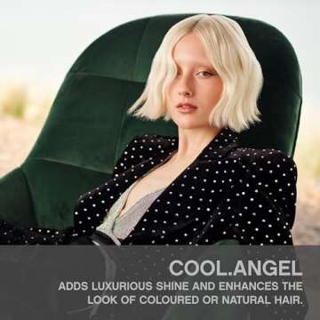 KEVIN.MURPHY COOL.ANGEL - Cool Ash Colour Enhancing Shine Treatment - Thickening Spray - For Blonde,...