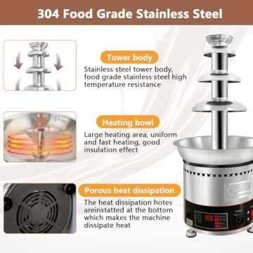 Commercial Chocolate Fountain Machine for Memorable Parties