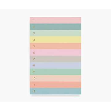 Rifle Paper Co. Large Memo Notepad | 65 Tear-Off Pages, Featuring Featuring Garden Party Florals, Printed in Full Color and Foil Stamped (9" L × 6" W), Garden Party