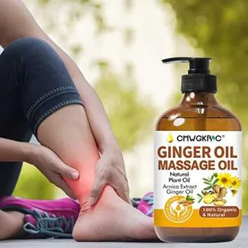 Natural Ginger Massage Oil for Skincare and Relaxation