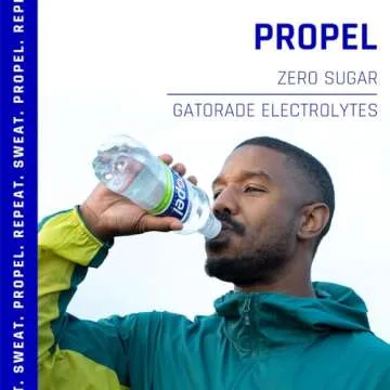 Propel, Kiwi Strawberry, Zero Calorie Water Beverage with Electrolytes & Vitamins C&E, 24 Fl Oz (Pack of 12)