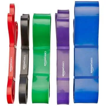 Amazon Basics Resistance Pull Up Band 10-35 lbs Red