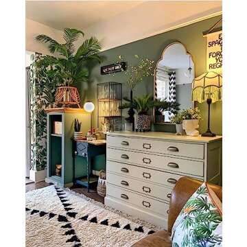 Dimoon Green Peel and Stick Wallpaper Self Adhesive Vinyl