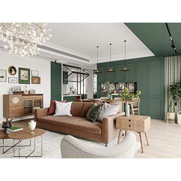 Dimoon Green Peel and Stick Wallpaper Self Adhesive Vinyl