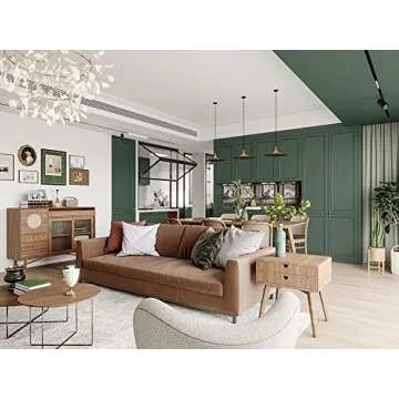 Dimoon Green Peel and Stick Wallpaper Self Adhesive Vinyl