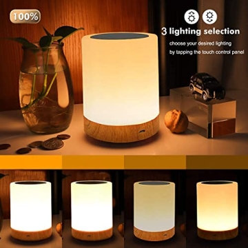 KEEPBLANCE Touch Lamp LED Night Light for Kids and Adults