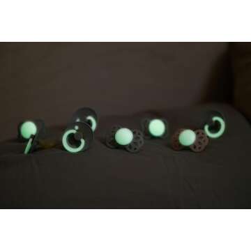 Stylish BIBS Natural Rubber Pacifiers for Babies