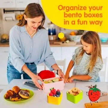 IELEK Silicone Lunch Box Dividers - Eco-Friendly Bento Accessories
