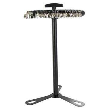 Shelby's Home Decor Rotating Clip & Spin Organizer/Hold sticker sheets, cards ribbons, brads / 75 METAL CLIPSShelby's Home Decor