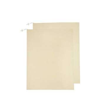 Urban Villa 2 Pack Canvas Dirty Clothes Laundry Bag | Reusable Cotton Storage Solution