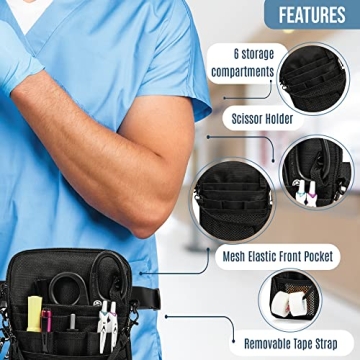 Versatile Nurse Fanny Pack for Medical Supplies and Gear
