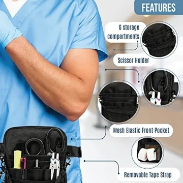 Versatile Nurse Fanny Pack for Medical Supplies and Gear