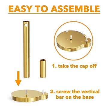 SpaceAid SprayNeat Paper Towel Holder with Spray Bottle, Countertop Paper Towels Dispenser Stand with Sprayer Inside Center, Under Cabinet Papertowels Roller for Kitchen (Gold)