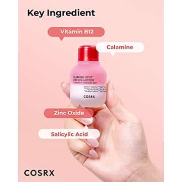 COSRX Acne Blemish Spot Drying Lotion 1.01 fl. oz / 30ml Dry and Reduce Blemish Spot, Pimple, Whitehead, Spot Treatment, Korean Skin Care