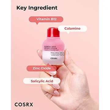 COSRX Acne Blemish Spot Drying Lotion 1.01 fl. oz / 30ml Dry and Reduce Blemish Spot, Pimple, Whitehead, Spot Treatment, Korean Skin Care