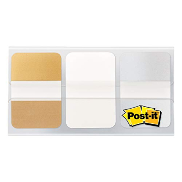 Post-it Flags 36 Count in Metallic Designs for Organization