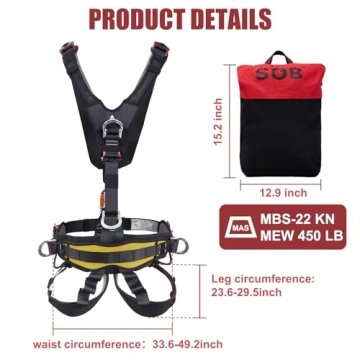 SOB Climbing Harness for Ultimate Safety and Comfort