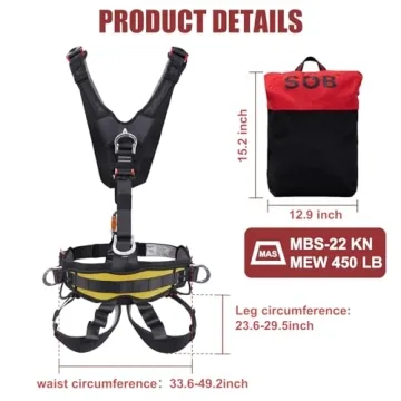 SOB Climbing Harness for Ultimate Safety and Comfort