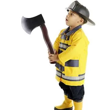 Hsei 2 Pieces Halloween Axe Foam Hatchet Props Trick Props Fake Axes for Halloween Costume Party