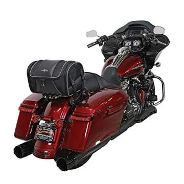 Nelson Rigg Route 1 Day Trip Backrest/Sissy Bar Rack Bag; Fits Harley Davidson, Indian, Yamaha & Suzuki Motorcycles