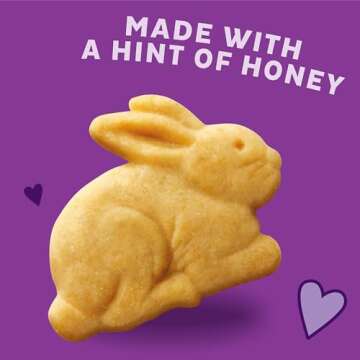 Annie's Organic Baked Bunny Graham Snacks - Fun Easter Treats, 12 Pack, Honey Flavor