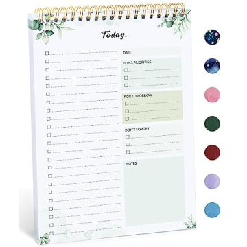 To Do List Pad - To Do List Notebook for Work with 52 Sheets, Undated Daily Planner Perfect for Dail...