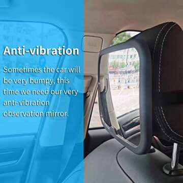 Funbliss Shatterproof Baby Car Mirror for Safety