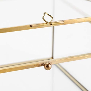 Elegant Vintage Glass Jewelry Organizer Box for All Occasions