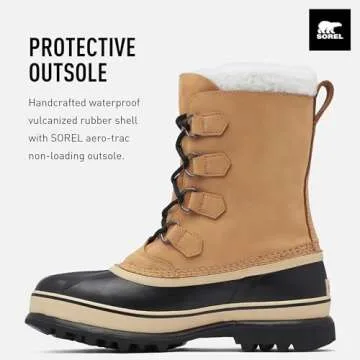 Sorel Men's Caribou Waterproof Boot - Stylish Winter Protection