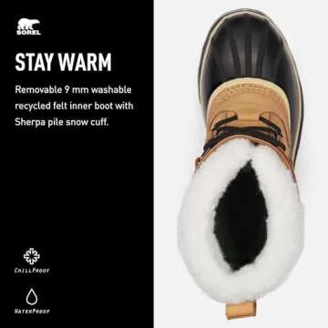 Sorel Men's Caribou Waterproof Boot - Stylish Winter Protection