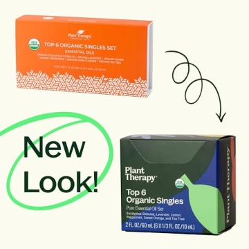 Top 6 USDA Organic Essential Oil Set by Plant Therapy