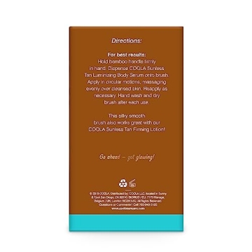 COOLA Kabuki Self Tanner Brush for Flawless Application