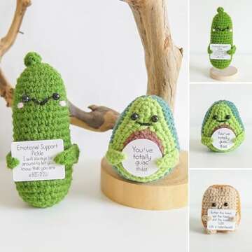 Adorable Handmade Cucumber Crochet Doll for Every Occasion