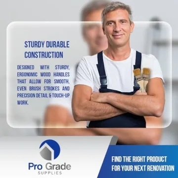 Pro Grade Chip Paint Brushes - 24 Pack Value for All Projects