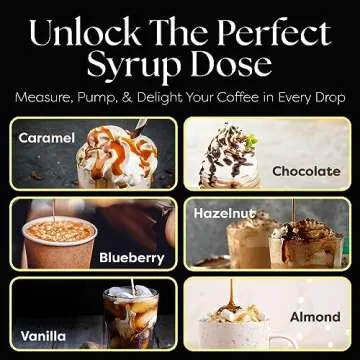 4 Pack Fresh Finest Coffee Syrup Pump Dispenser, Syrup Pump Is Compatible With Torani, Davinci, Jordans Skinny Syrups, Fits 25.4 Oz/750 ML Bottles, For Coffee Syrups, Teas, Snow Cones, Smoothies