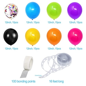 90's Hip Hop Balloons Garland Party Supplies