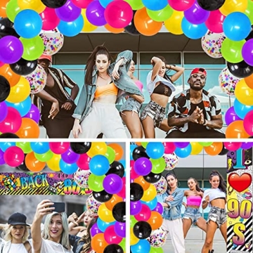 90's Hip Hop Balloons Garland Party Supplies