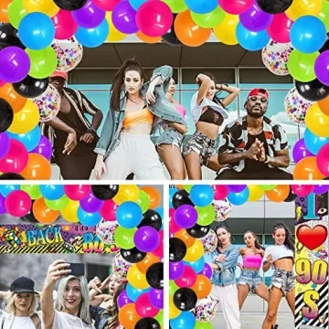 90's Hip Hop Balloons Garland Party Supplies