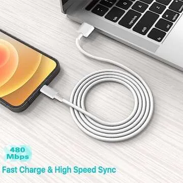 iPhone Charger, [Apple MFi Certified] 2PACK 6FT USB to Lightning Cable Power Fast Charging Cord Compatible with iPhone 14/13/12/11 Pro Max/XS MAX/XR/XS/X/8/7/Plus/6S/6/SE/5S/iPad