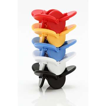 PLAYABLE ART OSM - Forever Turning Kinetic Sculpture - Retail Gift Box Packaging, Red