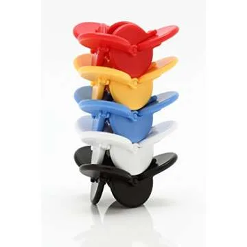 PLAYABLE ART OSM - Forever Turning Kinetic Sculpture - Retail Gift Box Packaging, Red