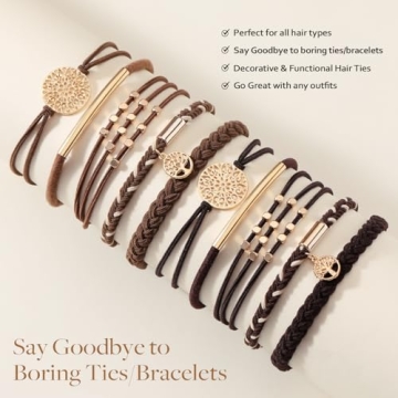 Boho Hair Tie Bracelets for Stylish Hair Solutions