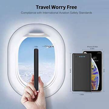 Portable Charger Power Bank 26800mah,Ultra-High Capacity Safer External Cell Phone Battery Pack,2 USB Output High Speed Charging Power bank Compatible with iPhone 16/15/14/13/12 Samsung Android LG etc