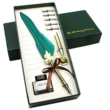 Elegant Bescar Quill Pen and Ink Set for Writers